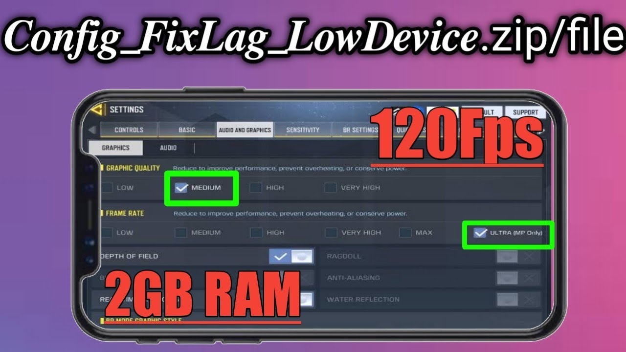 Config FixLag LowDevice | Call of duty mobile - YouTube