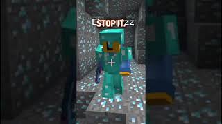 PoV: The rich player yells at you for throwing away stone on the minecraft SMP #shorts