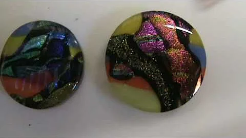 fusing glass strips for cabochons 19a - Dichroic G...