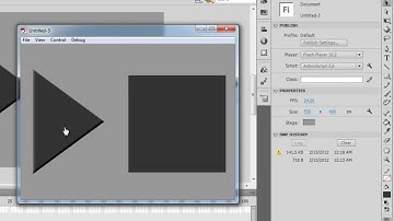 Simple Flash CS 5.5 Tutorial : Play/ Stop Buttons, NO ACTIONSCRIPT