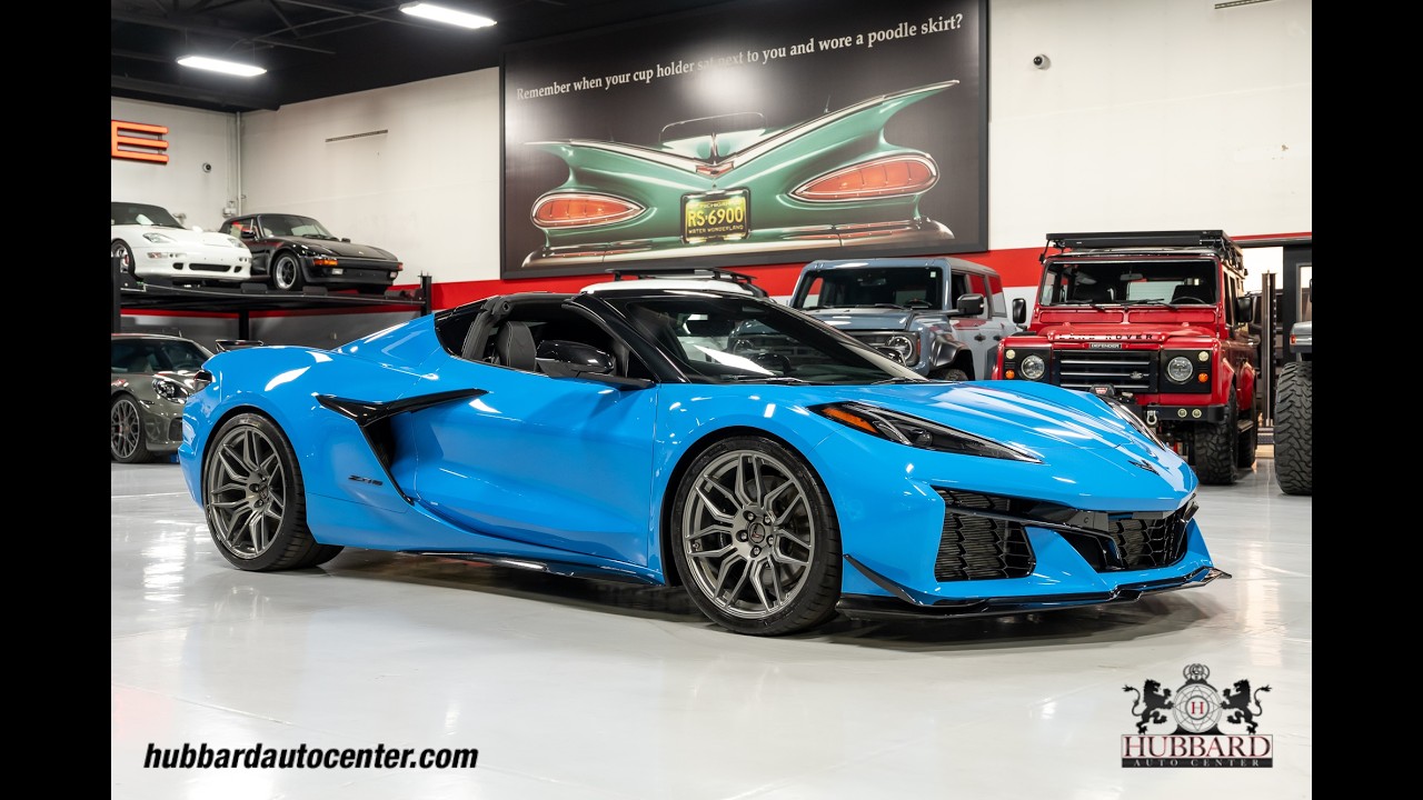 2024 Chevrolet Corvette Z06 Coupe 3LZ - Rapid Blue Exterior