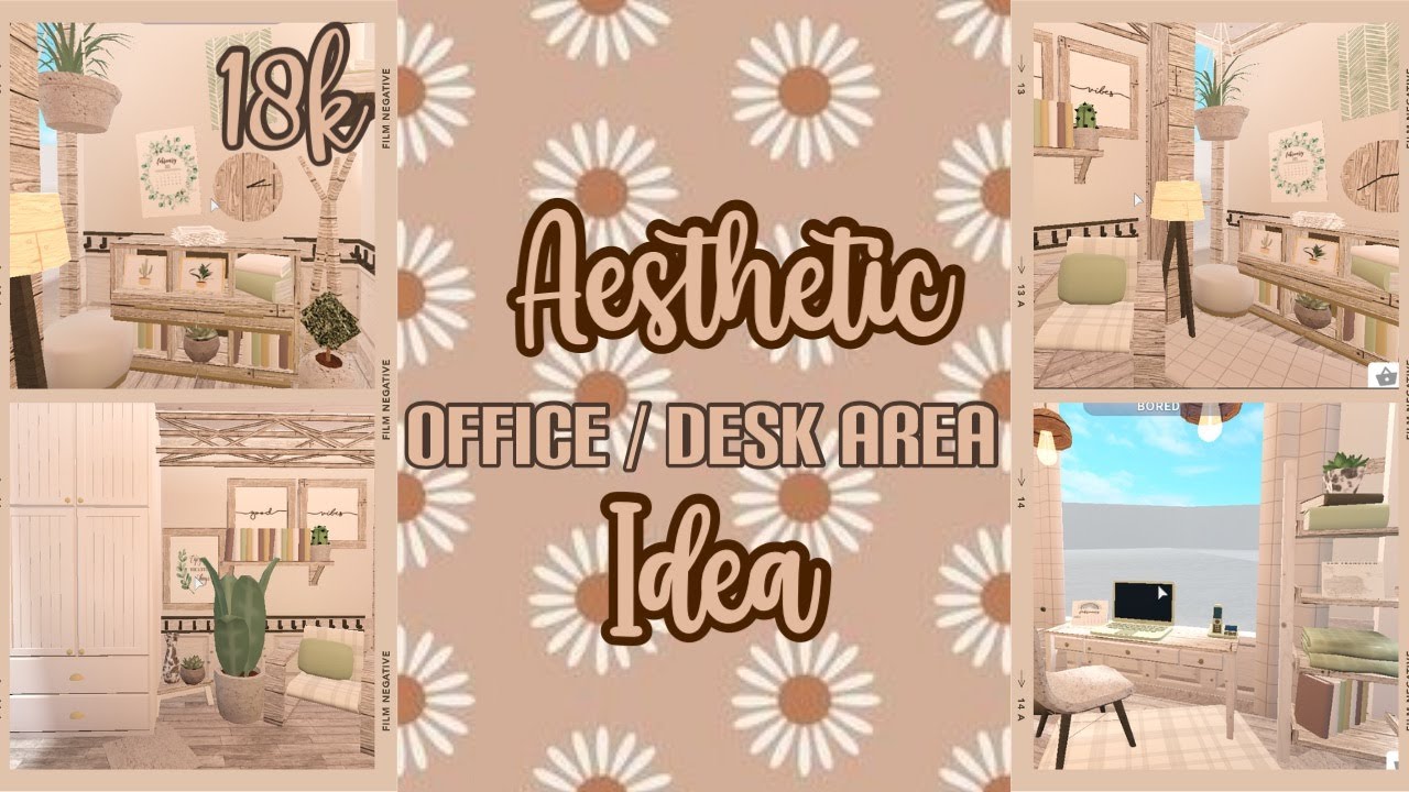 11 roblox bloxburg office ideas  room decor, home office design