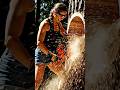 She Built a Secret Shelter Inside a Tree #shorts