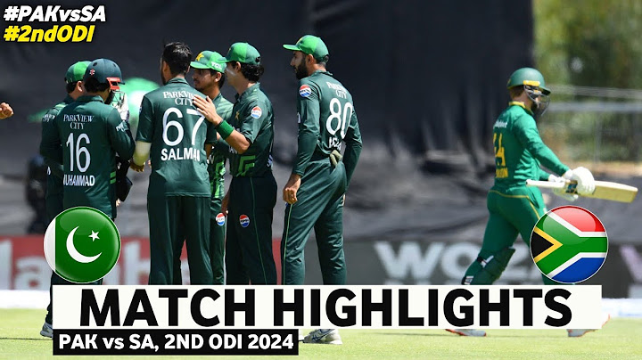 Pakistan vs South Africa 2nd ODI Highlights | PAK vs SA 2024 | PAK vs SA 2nd ODI Highlights 2024