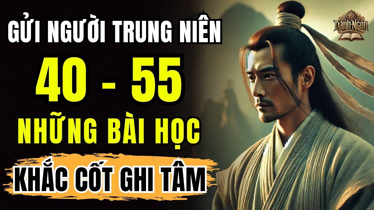 Outline Video GỬI NGƯỜI TRUNG NIÊN TRONG ĐỘ TUỔI 40 đến 65 | NHỮNG BÀI HỌC SÂU SẮC NHẤT ĐỜI NGƯỜI | DANH NGÔN CỔ