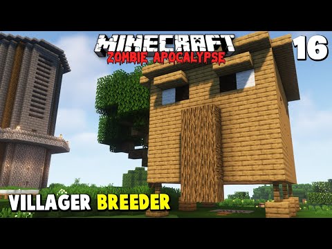 Waktunya Kita Kawinin Villager Ges - Minecraft Survival Zombie Apocalypse Episode 16