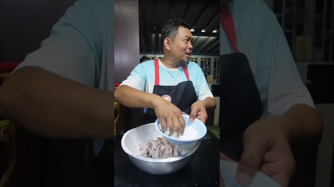 หมูเบรคแตก สามชั้นทอดกรอบๆ ทอดแบบไม่ติดกัน กินกับซอสพริก โหน่งโชว์
