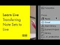 Learn Live: Taking Note sketches further in Live