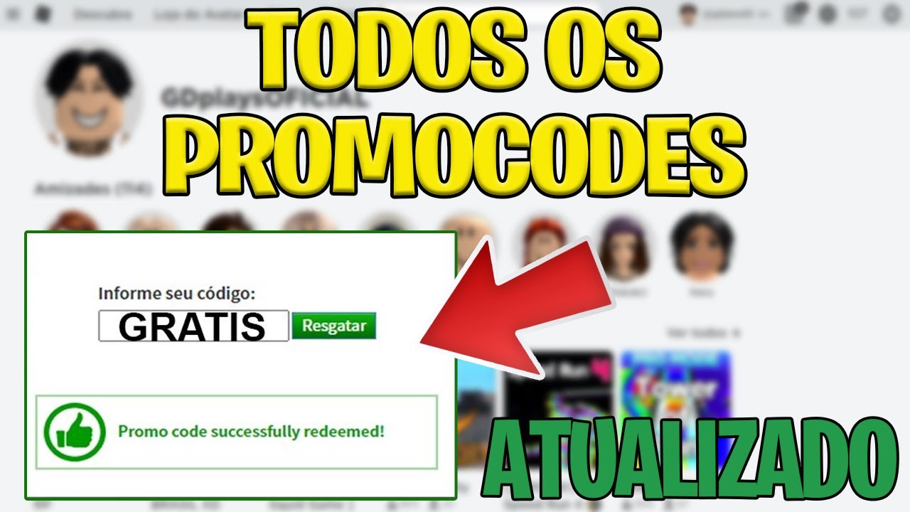 MAIS CÓDIGO DE ROBUX GRATIS FREE CODES PROMOCODE PARA PEGAR PARA O ROBLOX