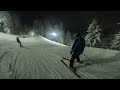 Borovets Bulgaria, Snowboarding and Testing my New CLEW Snowboard Bindings. Night boarding. Gopro 9