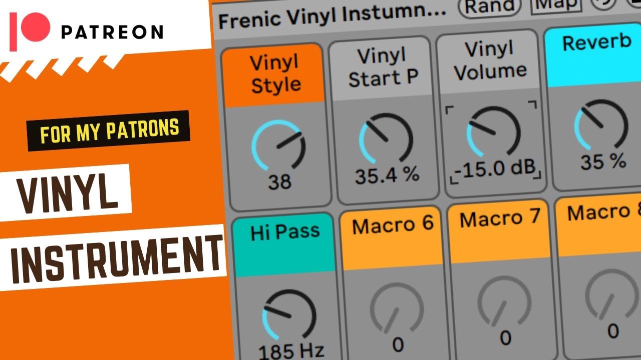 Vinyl Instrument Demo (Ableton Lo-Fi Instrument rack)