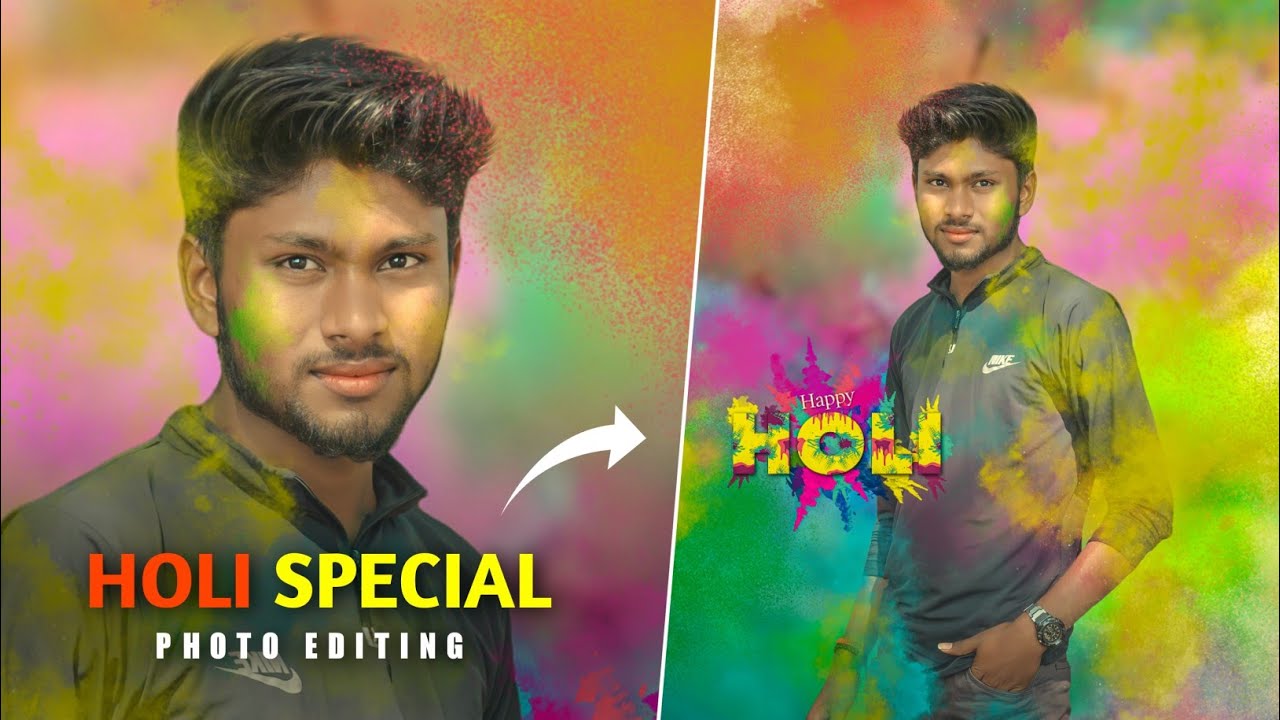 Holi Special Photos Editing 2022 | Autodesk Holi photo editing 🥰 - Jimax Creator