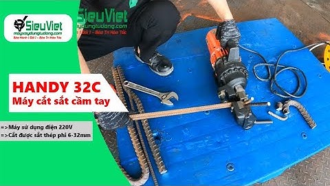 Hướng dẫn sử dụng máy cắt sắt thủy lực cầm tay Handy 32C Seoul Hàn Quốc