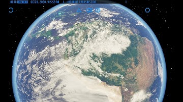 Earth HD remake test with sky atmosphere | Unreal Engine 4.25.3