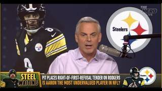 Pittsburgh Steelers Have BACKED Aaron Rodgers Into A CORNER? 😳 Colin Cowherd REACTS | THE HERD | NFL
