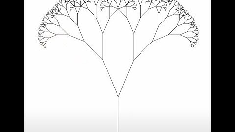 Generative Art | Animation | Processing | Binary Tree Visualization in Processing with code