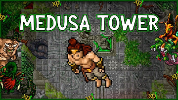 Medusa Tower | 2.4KK EXP Raw | 180+ Monk | Tibia