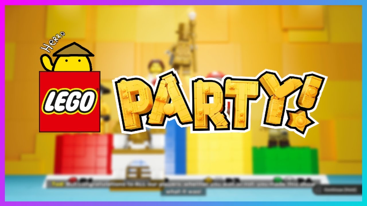LEGO PARTY | Flest guld bricks vinder!