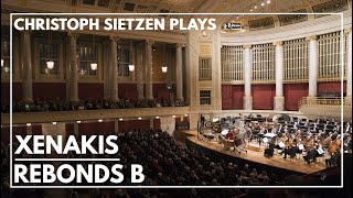 Iannis Xenakis: Rebonds b, Christoph Sietzen live at Konzerthaus Vienna