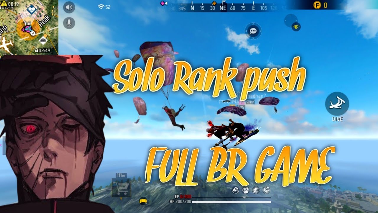 FREE FIRE INDIA Solo Br Ranked Full Gameplay - YouTube