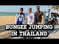 World scariest Bungee jumping experience in Thailand pataya city#desi boys