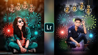 Lightroom New Year 2022 Photo Editing | Happy New Year Photo Editing | Lightroom photo editing screenshot 1