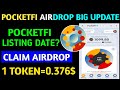 Pocketfi Airdrop Withdrawal || Pocketfi Airdrop New Update || Pocketfi Airdrop Listing Date