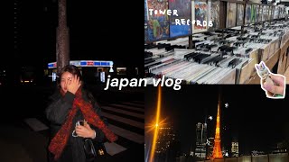 [ENG SUB]JAPAN VLOG ✈️: traveling to Japan, good food, walking in Shibuya, tower records, etc.