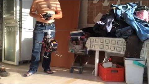 Walkera Master cp brushless upgraded - test flight