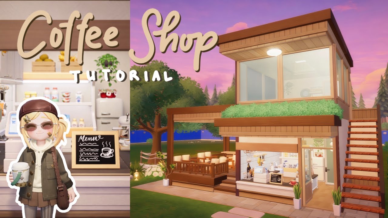 How to build Coffee Shop in Heartopia ☕️! 