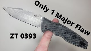 non③ Zero Tolerance 0393 Snap Review + Disassembly & Scale Swap - YouTube