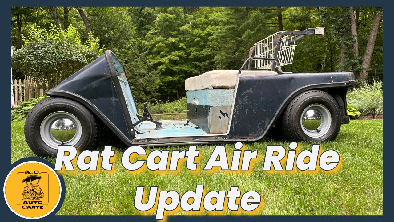 EZGO Air Ride -Finished Rear Control Arms - test time!