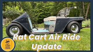 EZGO Air Ride -Finished Rear Control Arms - test time!