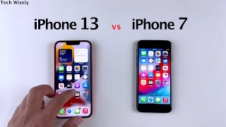 ТЕСТ СКОРОСТИ iPhone 13 против iPhone 7