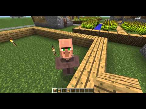 Minecraft Tutorial 1.4.4 - Cattura e razza Villagers