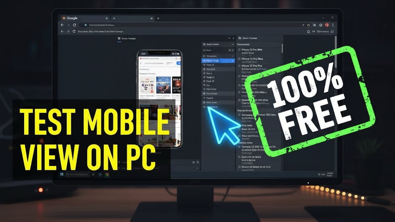How to Test Mobile View on PC using Chrome DevTools (2026 Tutorial)