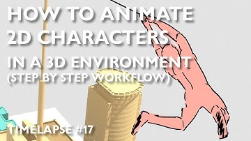 How I Combine 2D Animation and 3D Backgrounds for Dynamic Shots