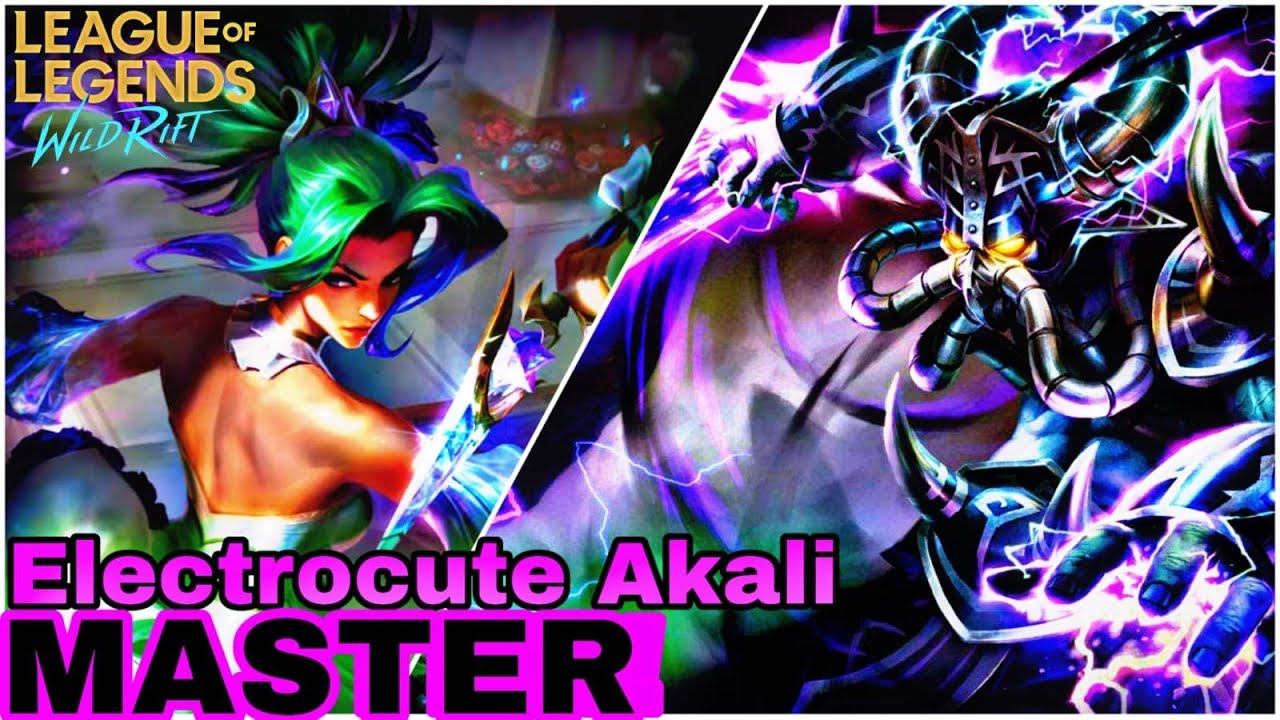 Crystal Rose Akali Gameplay Mid Lane Rank Master League of Legends Wild ...
