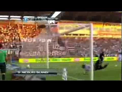 Gol de Blandi. Lanús 1 - Boca 1. Fecha 18. Torneo Inicial 2013. Fútbol Para Todos