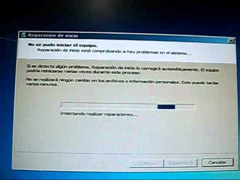 Reparar Inicio De Windows Vista