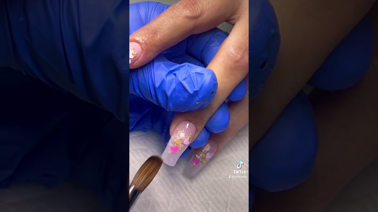 Encapsulado (uñas acrílicas) ????????️???????????????? #nails #nailsart #tutorial #puertorico #uñas
