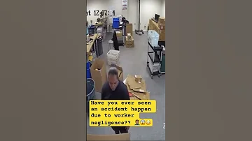 Worker Slips On Boxes She Left On Floor Jjsafetyllc Safetyfirst Safetyfails 