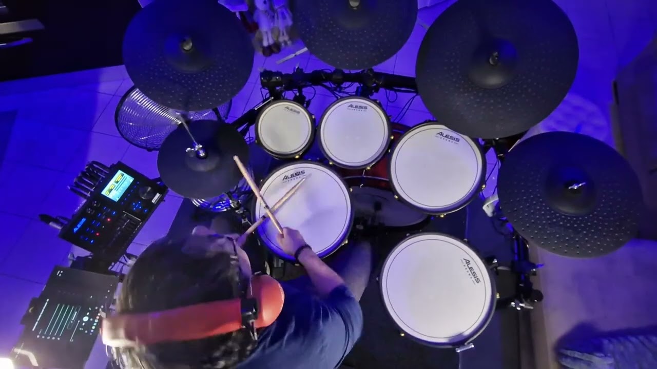 SANCTIFY YOURSELF - SIMPLE MINDS - DRUM COVER ON ALESIS STRIKE PRO SE EDITION