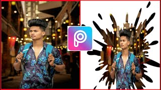 PicsArt splatter photo Edit in Telugu || Picsart Tutorial's || Bobby Editz screenshot 4