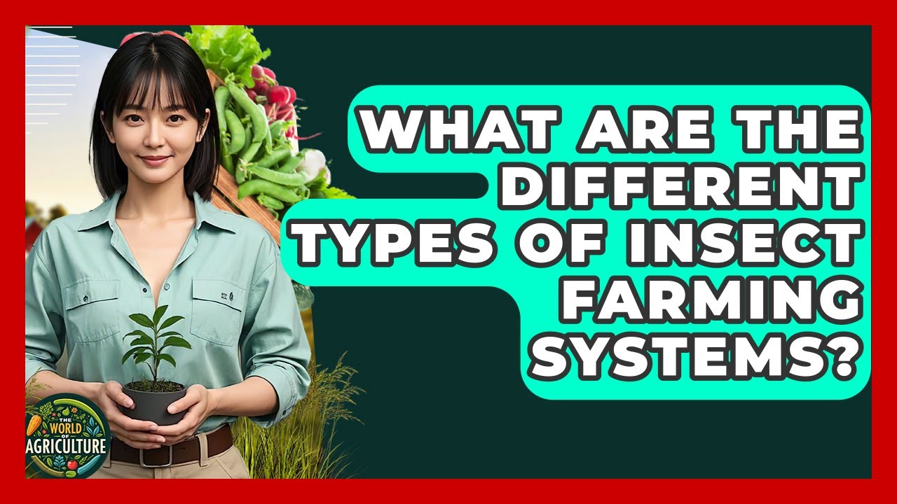 What Are The Different Types Of Insect Farming Systems? - The World of Agriculture