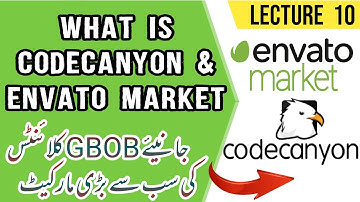 What is Codecanyon? || What is Envato Marketplace for GBOB || Lecture No 10 || CRYPTO2EARN