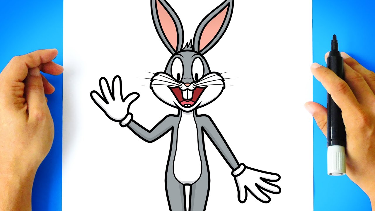 Como DESENHAR o PERNALONGA - Cómo DIBUJAR a BUGS BUNNY - Looney Tunes ...