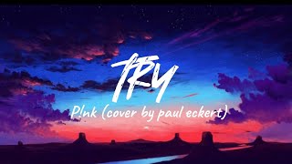 Try - P!nk (Cover by Paul Eckert) (Lyrics)