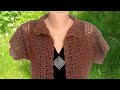 Блуза женская супер простой способ сшивания МК 3