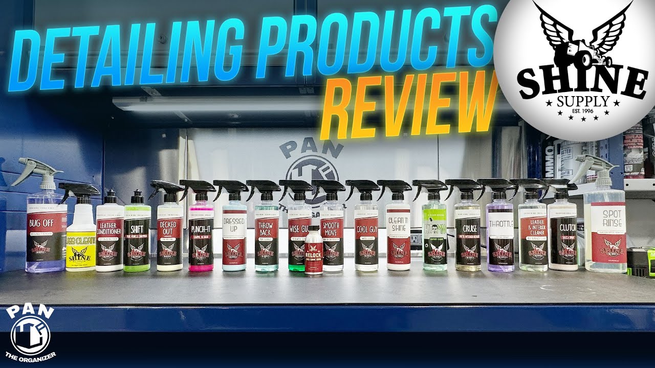 Shine Supply Detailing Products Brand Review YouTube